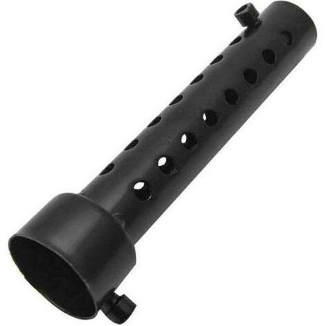 Silencieux d'échappement universel pour moto, diamètre 35 mm, couleur noire, pièce de rechange pour système d'échappement moto (1/4)
