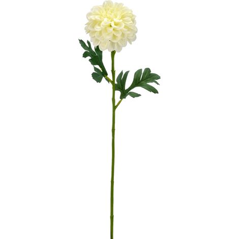 Gasper Dahlienzweig 54 cm weiß - Kunstblume (1/2)