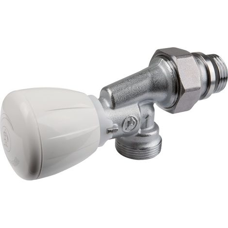 Giacomini – Robinet de radiateur équerre inversé – Alésage R435 – Thermostatisable – Capuchon de protection inclus