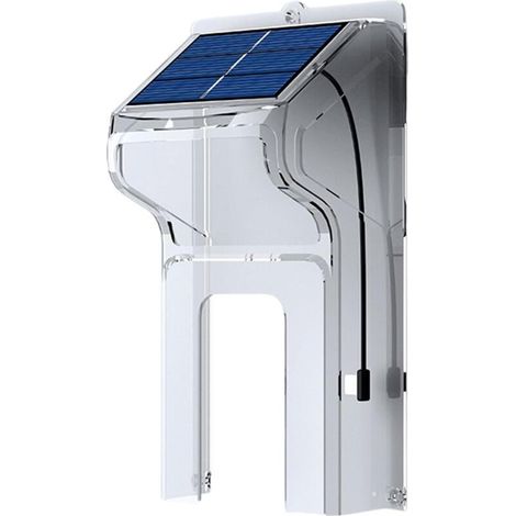 Regenschutz für Türklingel mit Solarpanel (1/4)