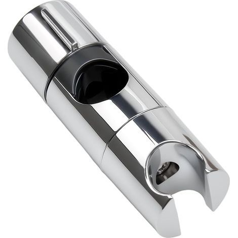 Support Pommeau de Douche, 19–25 mm, Support Douchette en ABS Chromé Résistant, Fixation Pommeau de Douche Coulissante pour Barre de Douche, Installation Facile, Accessoire Salle de Bain (1/5)