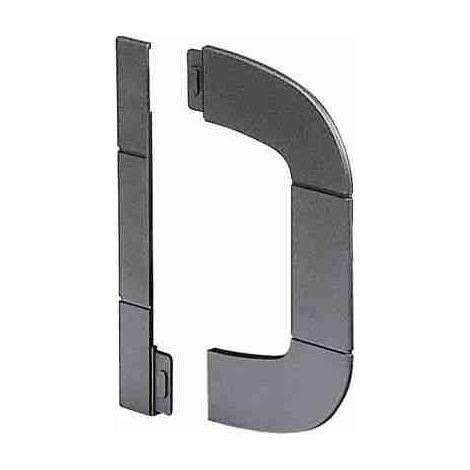 Marco BTI120016GR para cruce de muros con canal de PVC o aluminio