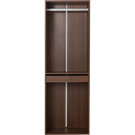 Armadio "Opéra" con appendiabiti - 60 x 45 x 180 cm - Marrone