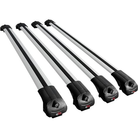 Compatible avec Toyota Proace 2017-2026 ACE-1 Modèle Barres de Toit Railing Porte-Bagages de Voiture Aluminium Gris 4 Barres (1/5)