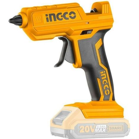 Pistola termica a batteria 20 V INGCO + batteria 20V 2ah e caricabatterie led (1/4)