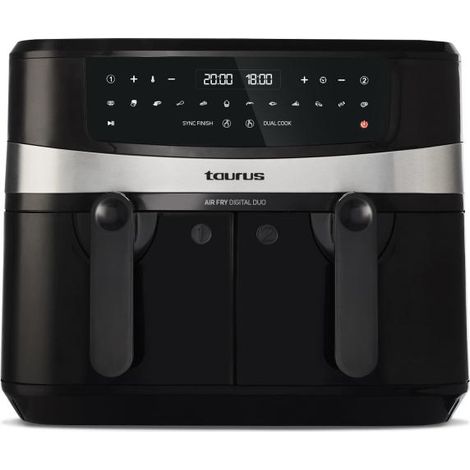 Taurus Air Fry Digital Duo Friggitrice Nera 4,5L (1/4)