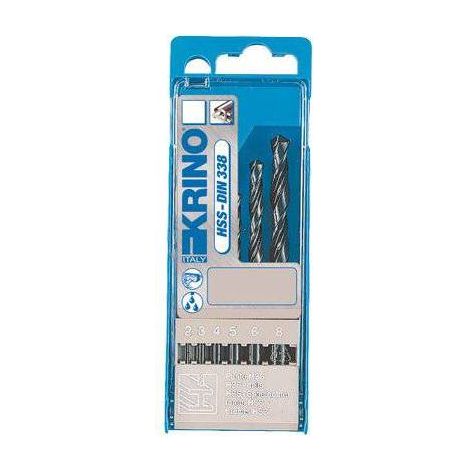 2,0 x PUNTA TRAPANO HSS RULLATA ASTUCCIO KRINO