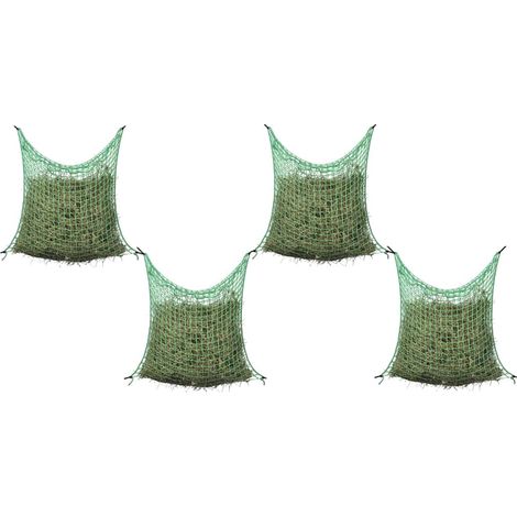 Hay Nets 4 pcs Square 0,9x1 m PP vidaXL