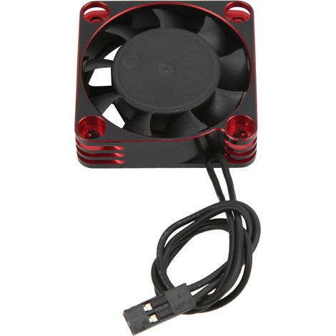 Ventilateur de refroidissement pour moteur RC 40x40mm, dissipateur thermique pour radiateur de voiture miniature, 28000 tr/min, haute vitesse, pour F540 550 3650 3660, rouge (1/5)