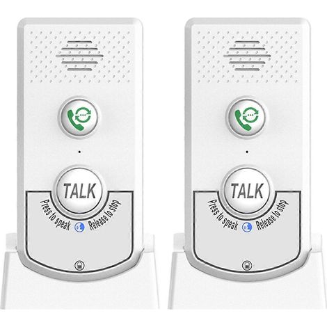 Interphone sans fil pour la maison, communication vocale bidirectionnelle, appelant à domicile, interphone sans fil longue portée. (1/5)