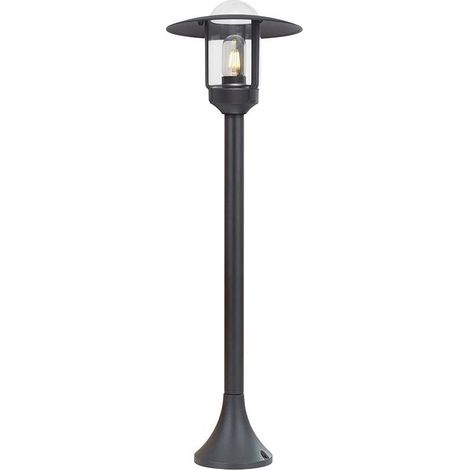V-TAC VT-1159 Lampe de jardin en forme de lanterne avec douille E27 Couleur noir mat h : 97,5 cm IP44 - 10423
