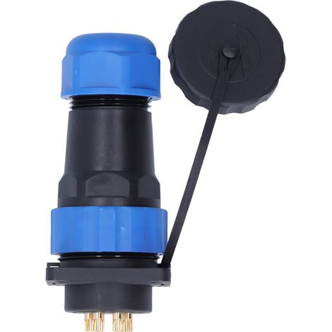 Wasserdichte quadratische 4-polige Stecker-/Buchsen-Verbindung für Luftfahrtanwendungen, 380 V Wechselstrom, 25 A, SP286-Pin (1/5)
