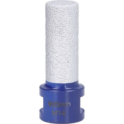Fraise à rainurer diamantée brasée sous vide M14 pour céramique dure 20mm (1/5)
