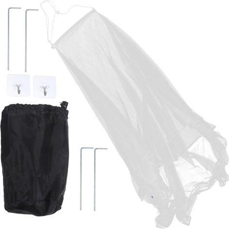 Moustiquaire pliable portable pour le camping, installation (1/5)