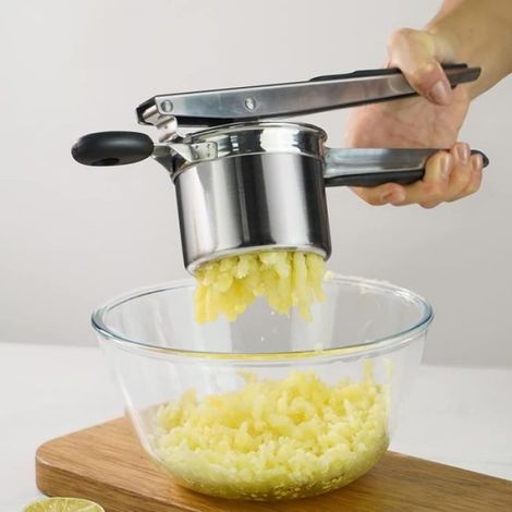 Presse-purée, presse-purée manue,avec 3 disques interchangeabl,pour Fruits, légumes, Aliments pour bébés. (1/4)