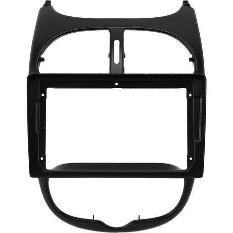 Cadre de tableau de bord 2 DIN pour voiture, cadre DVD, cadre de panneau radio, panneau de navigation pour BMW 206 (2004-2008) (1/4)