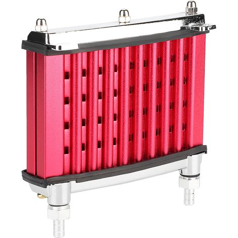 Motorölkühler-Kit aus Aluminiumlegierung für Motorräder, Hochleistungskühlung für 125-cm³-, 140-cm³- und 150-cm³-Motoren, komplettes Kühler-Kit (1/5)