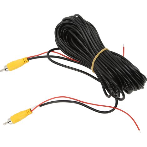 Câble RCA Vidéo 10m/33ft, Extension Composite pour Caméra de Recul CCTV, Lecteur DVD, Boîtier TV (1/5)