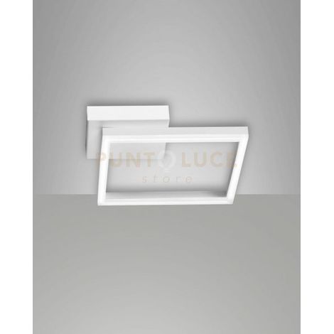 BARD APPLIQUE BIANCA 1 LUCE a LED 3000K - 22W - 2160 lm DIMMERABILE C/ACCESS.