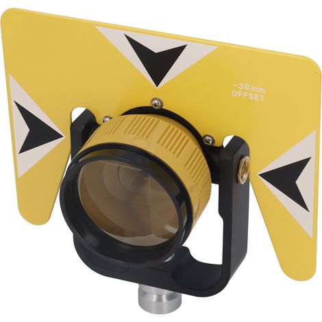 Prisme d'arpentage en verre optique jaune, équipement de topographie avec sac de rangement, filetage femelle 5/8" x 11 pour SOKKIA (1/5)