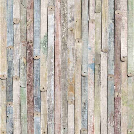 Komar Vintage Wood 184 x 254 cm, Papier peint panoramique 4-910, photomurale sur intissé (1/4)