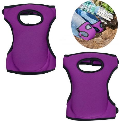 Paire de genouillères de jardinage – Violet – Protection – Jardinage, carrelage et bricolage (1/5)