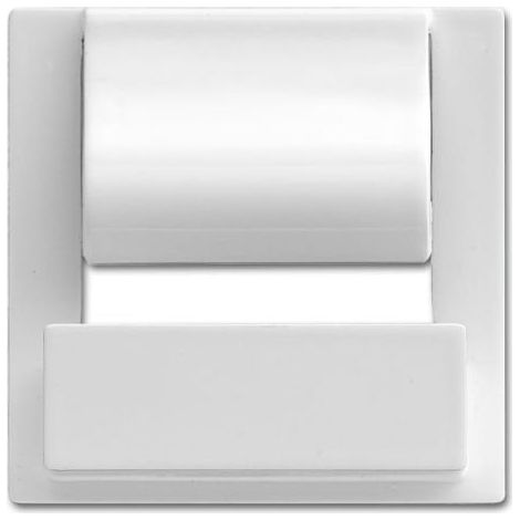 Busch-Jaeger Plaque centrale Busch-powerDock 1 compartiment alpinweiß - Busch-balance® SI (6477-914), 2CKA006400A0051