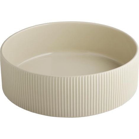 Bol THE GRID - Porcelaine, Ø 26 cm, 2,5 litres, couleur sable, empilable (1/5)