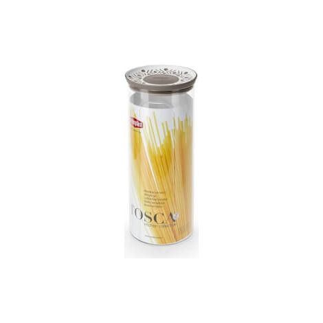 Tosca taubengraues rundes 2,2-Liter-Glas - Stefanplast (1/4)
