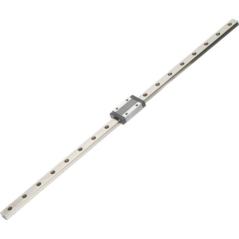 Glissière linéaire miniature MGN12H, guide 12mm de large pour équipements d'automatisation, longueur 450mm (1/5)