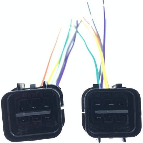 Kompatibel mit Foton Aoling Rücklichtfassung und Kabelbaum, Jinling CTX Express, Metro CTS und Aumark S3 Rücklichtfassung – JB1736-6P