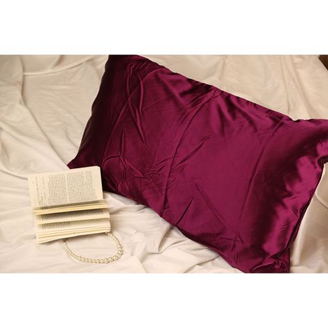 Taie D Oreiller - Soie Glacée - Pour Dormeurs Chauds - Taille Reine - 1 Pièce (1/5)