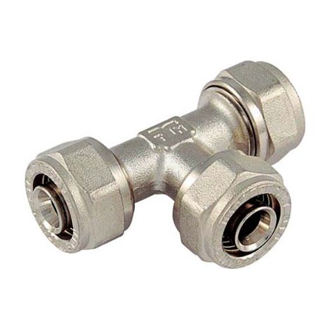TEE MULTISTRATO BAMPI - OTTONE MM 16- 10 pezzi