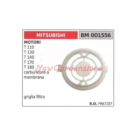 Luftfiltersieb MITSUBISHI 2-Takt-Motor Freischneider Heckenschere 001556