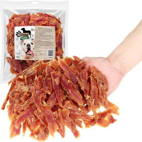 Premios para perros Filetes de pato pequeños y suaves (92%) Mr. Pretzel 500 g (1/5)