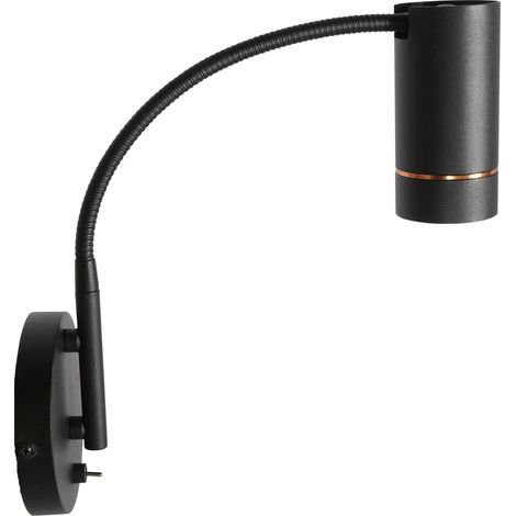 Steinhauer - wandleuchte - DownLume - schwarz - metall -