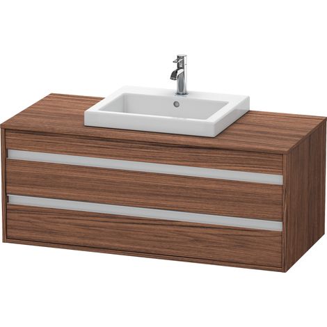 Lavabo consola Duravit Ketho, suspendido, 1200x496x550 mm, 2