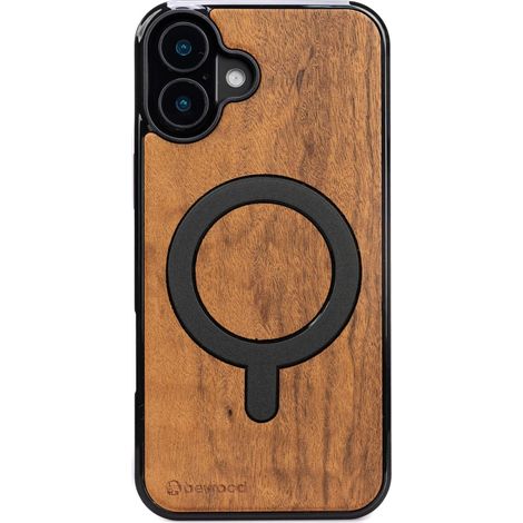 Bewood Holzhülle für iPhone 16 Plus IMBUIA mit MagSafe (1/2)