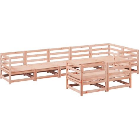 Maison Exclusive - 8-tlg. Garten-Sofagarnitur Massivholz Douglasi