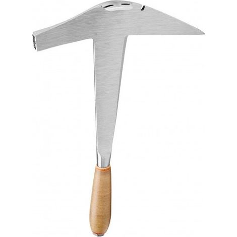 Edma – Marteau de couvreur droitier traditionnel – Tête en nylon antichocs – Manche en bois hickory – Diamètre 32 mm poli et laqué (1/5)