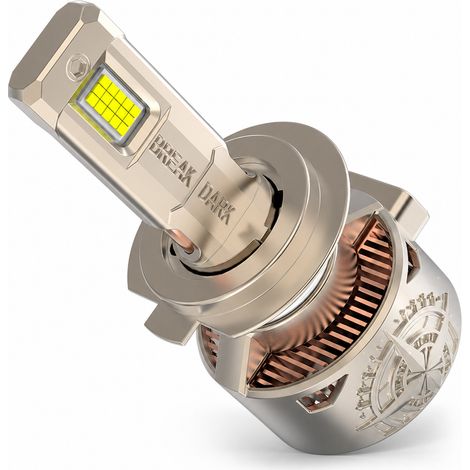 Ampoule LED H1 pour Phare de Voiture, 240 W, Doubles Tubes en Cuivre, Beige (1/5)