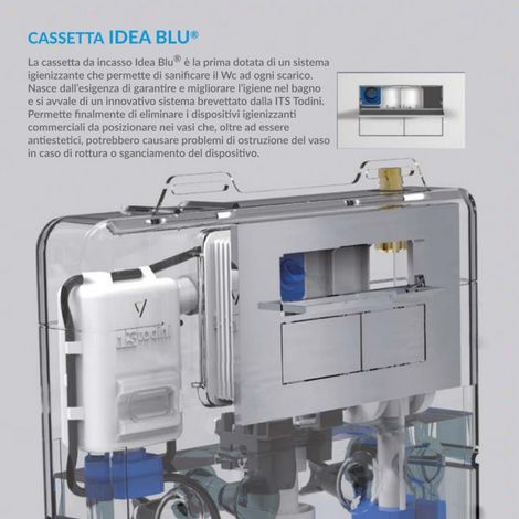 Cassetta di scarico Idea ad incasso per wc a terra di Its Todini (1/2)