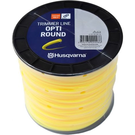 Ligne de coupe Opti Round Husqvarna 2.7mmx240m Ligne de coupe puissante (1/2)