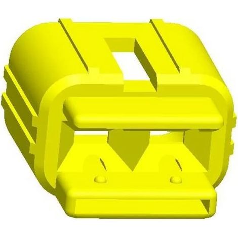 Elmac 3EJ02MBC06Y Conector macho de 2 vías (x100uds) amarillo