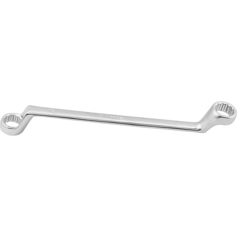 Llave de anillo acodada de 16 x 17 mm