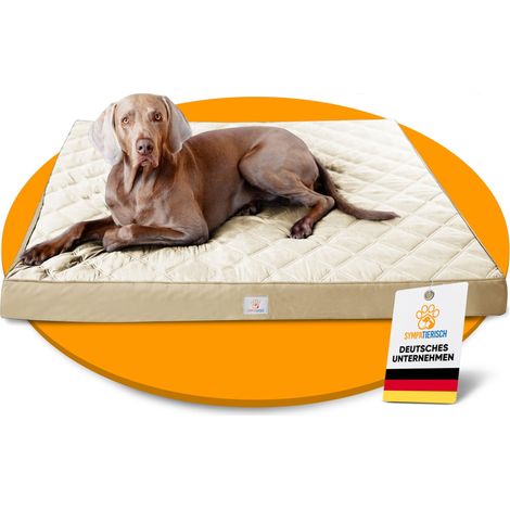 Lit orthopédique pour chien, imperméable, tapis préféré de votre nez en fourrure, coussin antidérapant, panier pour chien, housse lavable, petits à grands chiens, 130 x (1/5)