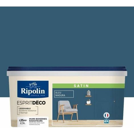 Ripolin Satinierte Farbe Blau Madura