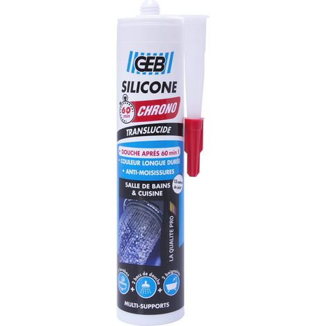 MASTIC SILICONE 60MN CHRONO TRANSP.280 GEB - 890781 (1/4)