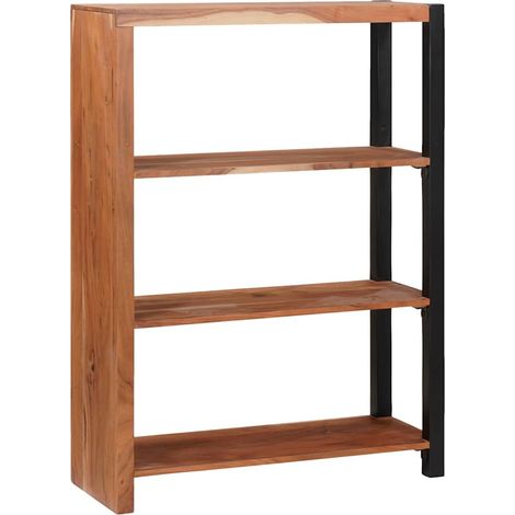 Bücherregal Braun 80 x 30 x 110 cm Massivholz Akazie