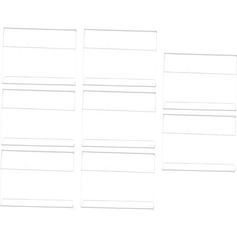 pi ces Porte tiquettes Acrylique Shape Transparent Support (1/5)